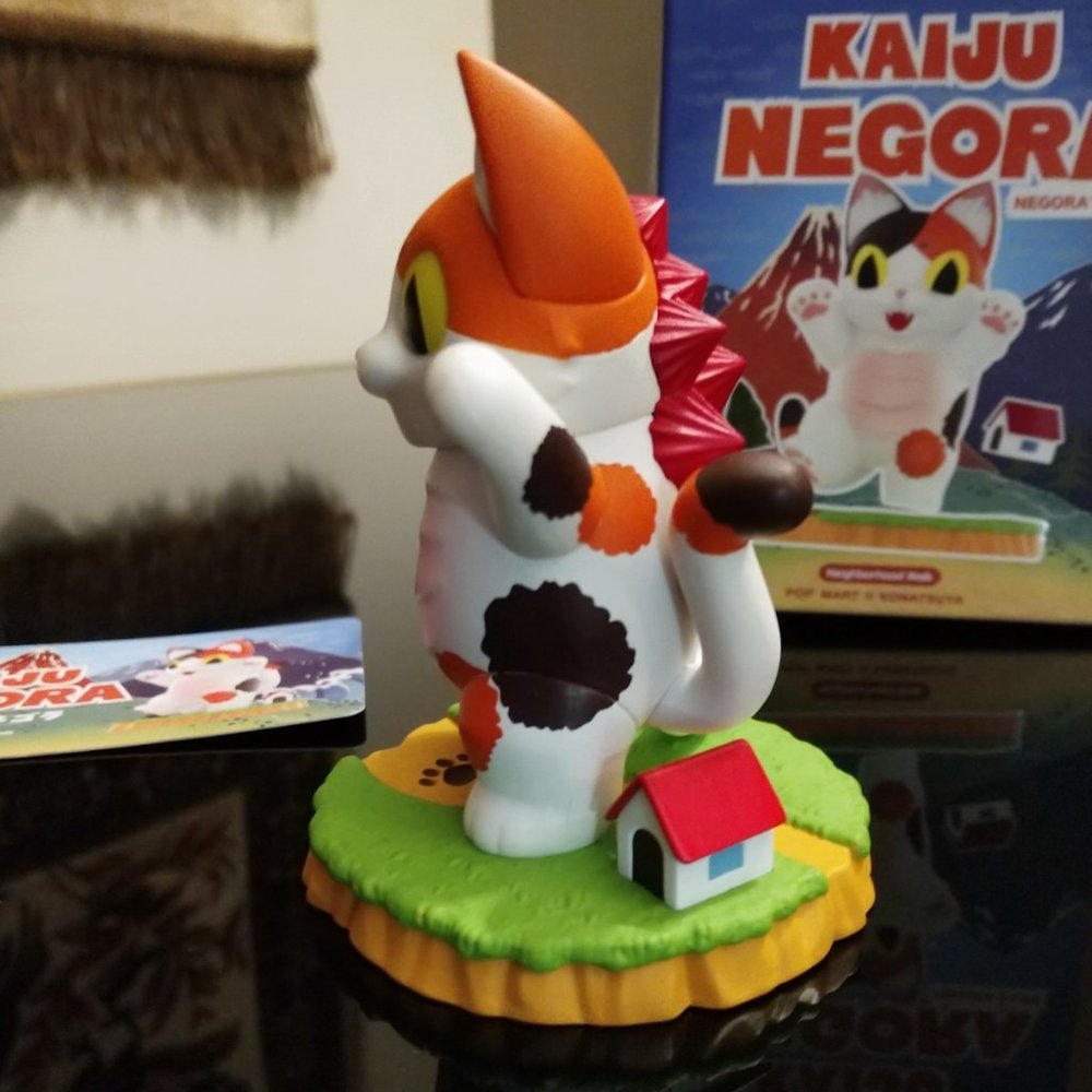 Godzilla Kitty Negora POP MART x Konatsu Neighborhood Walk Blind Box Figure - Picture 3 of 8